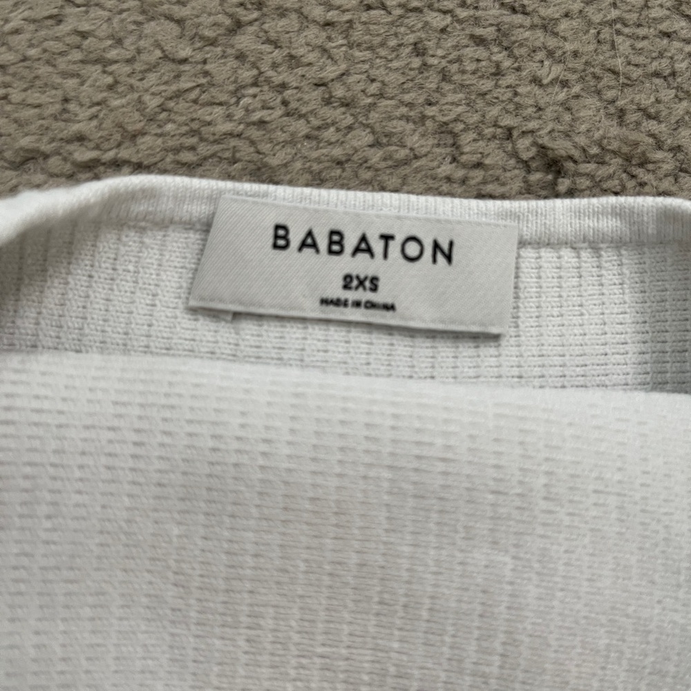 Babaton Ivory Ribbed Tank Top - Picture 3 of 3